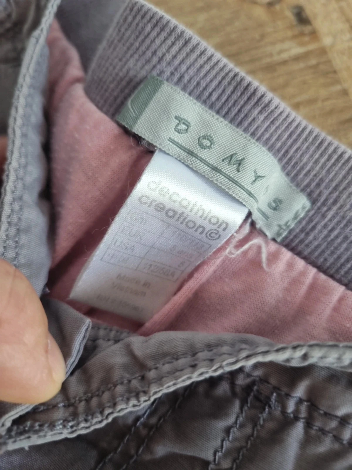Calça forrada para meninas – Domyos – Tamanho 5 anos – Quente e resistente – photo 3